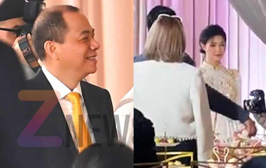 Tỷ phú Phạm Nhật Vượng lộ diện trong lễ ăn hỏi của con trai và á hậu Phương Nhi: ‘Mặt cười tươi rói bên dàn xe siêu xịn’