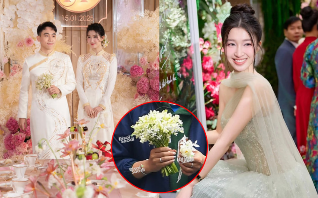 Bó hoa cưới của á hậu Phương Nhi trong ngày dạm ngõ với thiếu gia Vingroup: ‘Cực kì quý hiếm, người có tiền chưa chắc đã mua được’