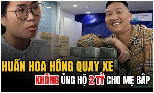 Huấn Hoa Hồng tuyên bố không ủng hộ 2 tỷ cho mẹ bé Bắp, nói rõ lý do cực kỳ thuyết phục: “Số tiền ấy chuyển vào bệnh viện K để làm từ thiện”