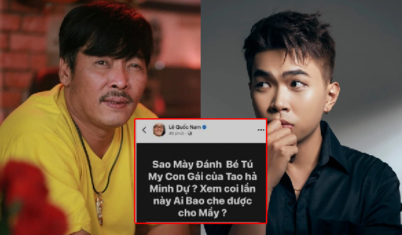 Đạo diễn Lê Quốc Nam bất ngờ tố Minh Dự ‘tác động vật lý’ con gái ông, Minh Dự lập tức phủ nhận: “Đâu, ai làm chứng? Nó có sao đâu!”