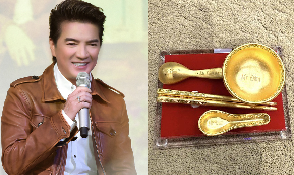 Than khổ không có tiền lo cho con, Đàm Vĩnh Hưng bất ngờ khoe bộ bát vàng chói lóa: ‘Cỡ chục cây chứ không ít đâu’