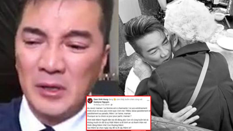 Đàm Vĩnh Hưng đau buồn báo tin t.ang sự, nghẹn ngào: “Sao Mámi lại chọn ngày này để ra đi vậy Mámi ơi?”