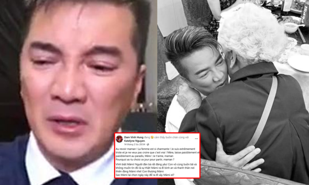 Đàm Vĩnh Hưng đau buồn báo tin t.ang sự, nghẹn ngào: “Sao Mámi lại chọn ngày này để ra đi vậy Mámi ơi?”