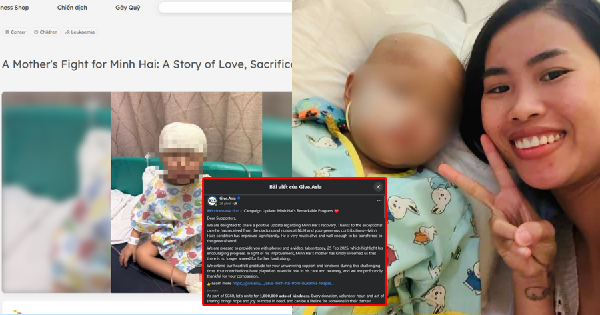 Đơn vị tổ chức quyên góp từ thiện Give.Asia thông báo dừng chiến dịch ủng hộ bé Bắp giữa ồn ào 16 tỷ: ‘Tiền hỗ trợ cần được xem xét, lòng tốt nên được đặt đúng chỗ’