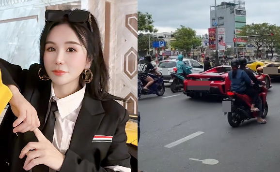 Bà trùm thẩm mỹ Mailisa chủ nhân dàn xế hộp ngang nhiên vượt đèn đỏ khiến người đi đường hết sức ph:ẫn nộ: ‘Rất coi thường pháp luật, xem mà bức xúc’