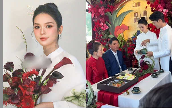 Quỳnh Lương cưới thiếu gia, nhưng sính lễ gây tranh cãi: Chỉ toàn hoa lá, bánh trà, không thấy vàng bạc đâu?