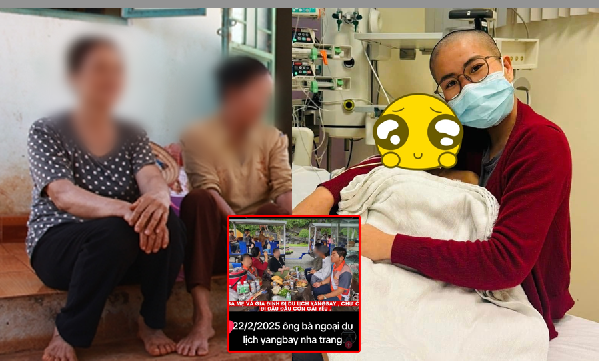 Hàng xóm tiết lộ: ‘Con Hòa nó lên mạng than khổ, đem bệnh thằng Bắp ra để lấy lòng thương hại của MTQ chứ ba mẹ nó ở nhà thì sang chảnh lắm. Mới đây nè, còn đi du lịch Nha Trang các kiểu, trên cổ còn đeo sợi dây xích vàng bự chà bá’