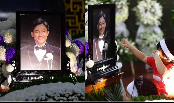 Hình ảnh con trai bé nhỏ của Quý Bình tại t:ang lễ cha, ai nhìn thấy cũng xót: ‘Nét mặt ngây thơ, ngơ ngác không hiểu chuyện gì đang xảy ra’