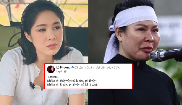 Diễn viên Lê Phương bất ngờ đăng đàn ẩn ý sau tang lễ Quý Bình, nghi ngờ liên quan tới vợ Quý Bình: ‘Cố khóc lóc để che mắt thôi chứ có yêu thương gì đâu”