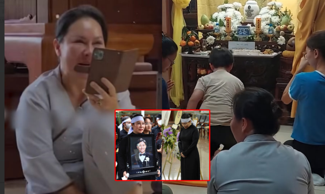 Vợ Quý Bình khóc sưng mắt trong lễ cúng thất của chồng, chăm lo bàn thờ cố NS tại nhà vẫn bị gieo tiếng á:c, nhiều người bày tỏ sự xót xa: ‘Có bất công với chị quá không?’