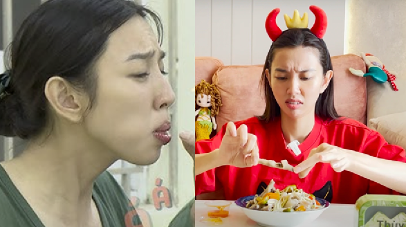HH Thùy Tiên gây tranh cãi với thói ăn uống khác người, nhiều người tỏ ra khó chịu vô cùng: ‘Ăn chay nhưng vẫn ăn hải sản, không biết ăn rau và gỡ xương cá’