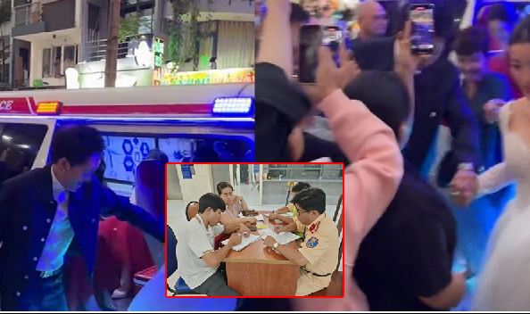 Ngang nhiên điều xe c:ứu thư;ơng đến dự sự kiện, cả đoàn ekip diễn viên nổi tiếng bị CA “hộ tống” lên phường: “Cho chừa cái tội làm màu”