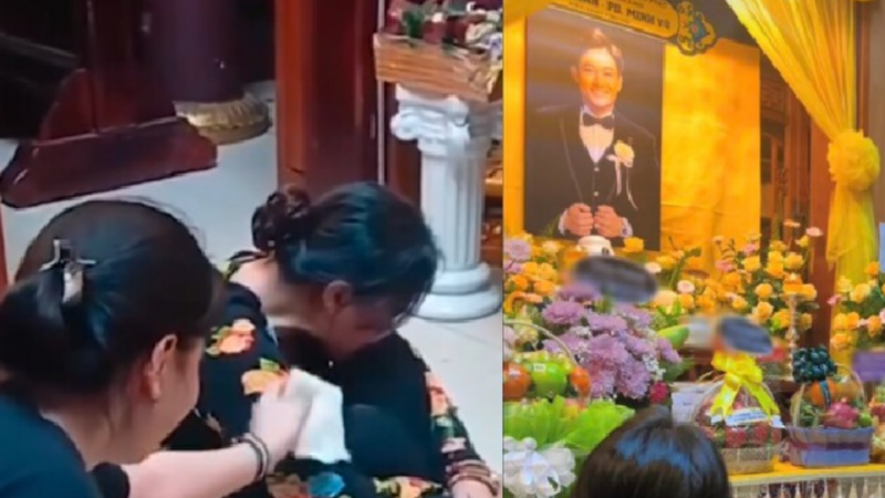 Xót xa khoảnh khắc Vân Trang ôm chặt vợ Quý Bình, cùng khóc bên di ảnh cố NS: “Cuối cùng, chỉ còn hai người phụ nữ này thật lòng thương anh nhất!’”