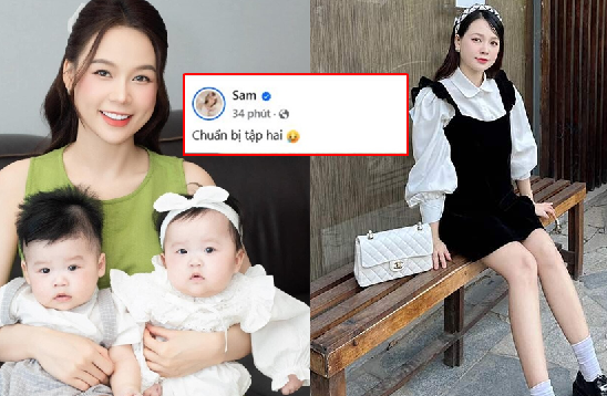 Diễn viên Sam thông báo làm mẹ lần 2 sau hơn 1 năm sinh đôi: ‘NHM lẫn đồng nghiệp không khỏi bất ngờ, đồng loạt vào xin vía’