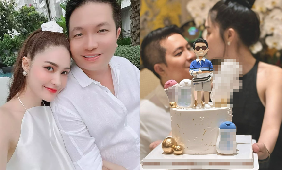 Đoàn Di Băng chơi lớn, tặng bánh sinh nhật có 1-0-2 cho chồng doanh nhân, netizen chưởi xối xả: ‘Không ngờ lại b:ẩn đến thế’