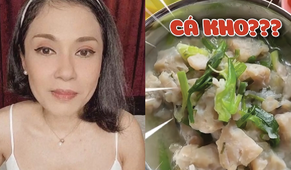 Việt Trinh dạy dân mạng cách kho cá chuẩn chỉnh: “Kho cá bằng nước màu là rước bệnh vào người. Đường khét đó nha! Kho trắng như tui – vừa ngon vừa khỏe”