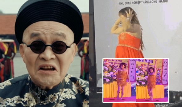 NSƯT Xuân Hinh gây tranh cãi vì giả gái, bị khui chuyện mặc váy ngắn cũn uốn éo phản cảm trong 1 ngôi chùa: ‘Sao mà b.iến th.ái dữ vậy trời’