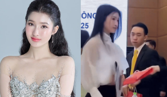 Á hậu Phương Nhi lộ khoảnh khắc hiếm hoi bên gia đình tỷ phú Phạm Nhật Vượng, thái độ của nhà chồng gây chú ý: ‘Ai bảo làm dâu hào môn là sướng, bước ra đây?!’