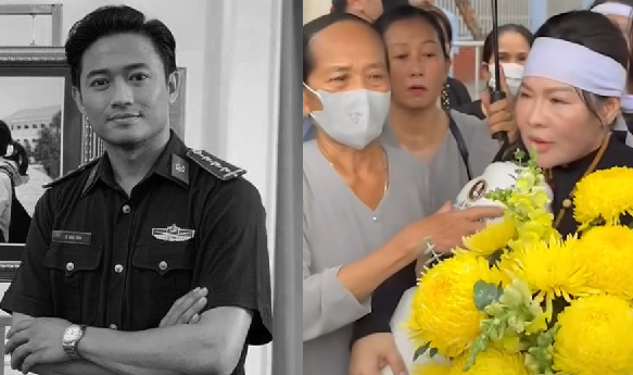 Tiễn Quý Bình ra đi, vợ khóc nức nở, mẹ ruột ngã quỵ trong lễ thủy táng: ‘Anh thật sự không còn nữa rồi…’
