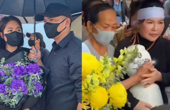 Rõ thái độ của Lê Phương trong ngày tiễn biệt Quý Bình về với biển: ‘Ghét vợ người cũ ra mặt, không thèm an ủi 1 câu’