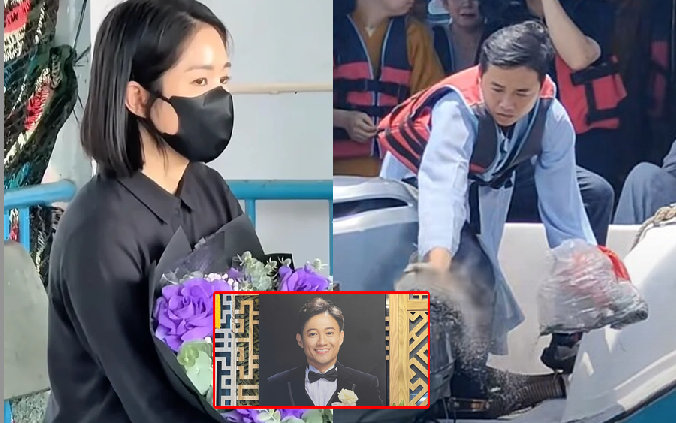 Lê Phương có hành động khó hiểu tại lễ thủy táng của cố NS Quý Bình, dân tình bức xúc: “Làm màu quá đà, làm vậy để được gì”