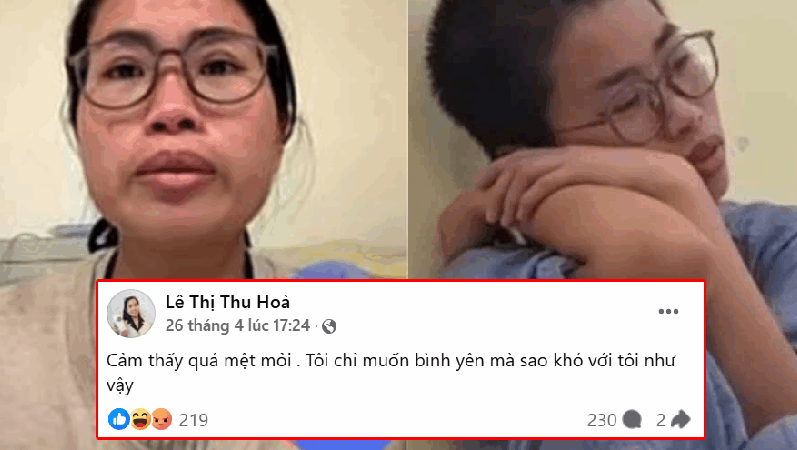 Mẹ Bắp than vãn: “Cảm thấy quá mệt mỏi. Tôi chỉ muốn bình yên mà sao khó với tôi như vậy”