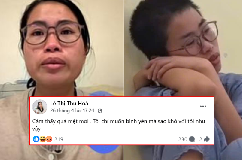 Mẹ Bắp than vãn: “Cảm thấy quá mệt mỏi. Tôi chỉ muốn bình yên mà sao khó với tôi như vậy”