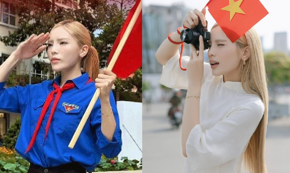 HH Kỳ Duyên có động thái mới khi bị nói thiếu hiểu biết vì diện áo đoàn viên cùng khăn quàng đỏ: ‘Sao chị có thể làm thế chứ, buồn chị ghê á’