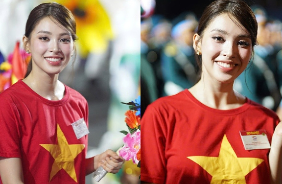 HH Tiểu Vy: ‘Hòa bình đẹp như nụ cười rạng rỡ trên gương mặt mỗi người dân Việt Nam hôm nay – nụ cười an nhiên của độc lập, tự do, hạnh phúc”