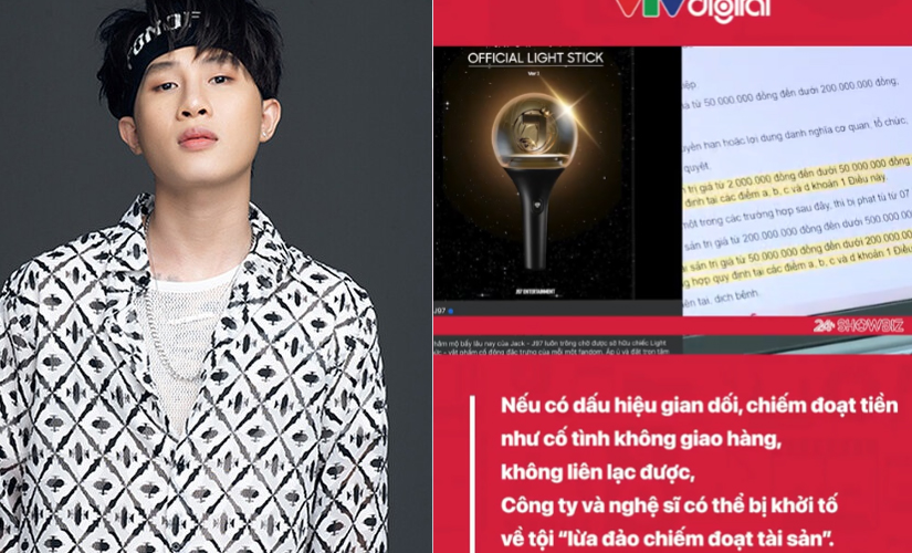 Bị VTV gọi tên giữa drama l:ừa đ:ảo, Jack đáp trả không khoan nhượng: ‘Lightstick chưa xong chứ không phải quỵt. Tôi không rảnh đi l:ừa mấy bạn vài tỉ bạc, sự nổi tiếng của tôi đáng giá hơn thế nhiều’