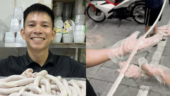 Thế Lòng se điếu” PR đoạn lòng lợn dài 40m bất ngờ nổi rần rần trên MXH: Danh tính gây tranh cãi, netizen b.ức x.úc tố “bu.ôn gi.an bán l.ận!”