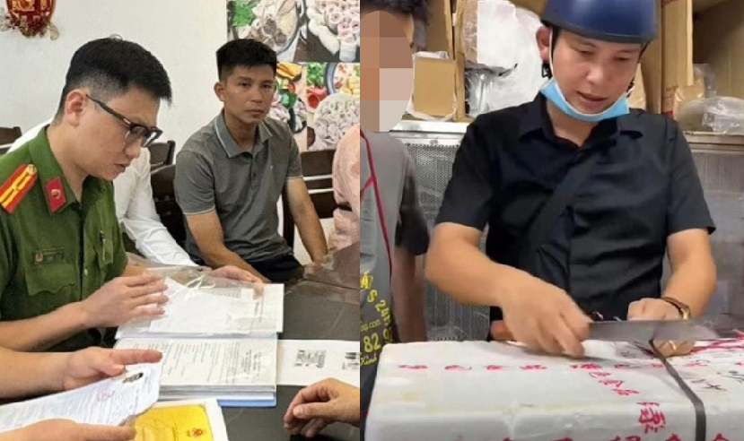 Thế Lòng Se Điếu khai nhận nguồn gốc số lòng đựng trong thùng xốp có ghi chữ lạ khiến dân tình ph.ẫn nộ: ‘Thật sự là hàng nhập từ Trung Của?’