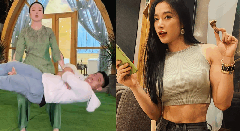 Không chỉ ăn chay, Angela Phương Trinh còn ăn đứt cả phòng gym: “Xách” Phạm Văn Mách nhẹ như lông hồng!”