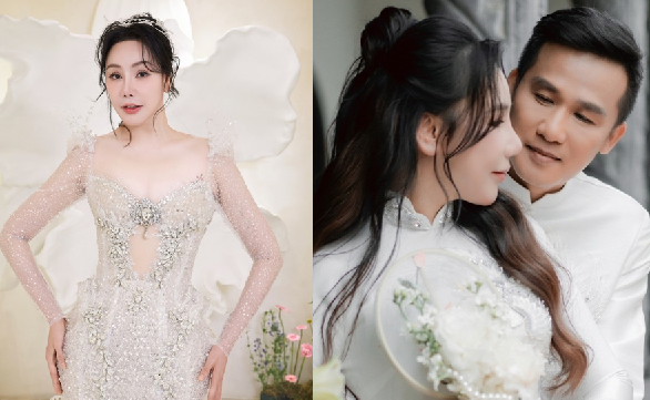 Không chỉ là đại gia, chồng Hồ Quỳnh Hương còn là “ông hoàng chiều vợ”: Tặng 4 váy cưới tiền trăm tỷ, đính hơn 10.000 viên pha lê độc bản