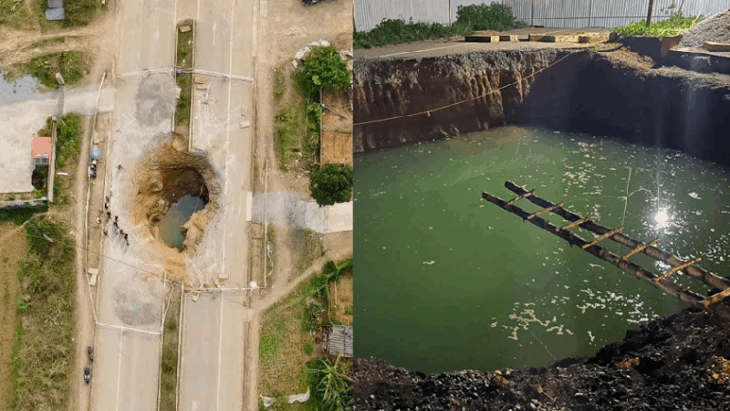 Bắc Kạn: Vụ t:ai n:ạn k:inh ho:àng, người đi xe máy rơi xuống h:ố t:ử th:ần sâu 10m, m:ất tí:ch nhiều giờ chưa rõ tung tích