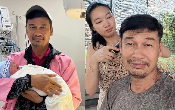 Tiết Cương đón con đầu lòng ở tuổi U60, netizen lo lắng: “Nữa con 20 tuổi là anh U80 rồi, nuôi nổi không anh ơi?”