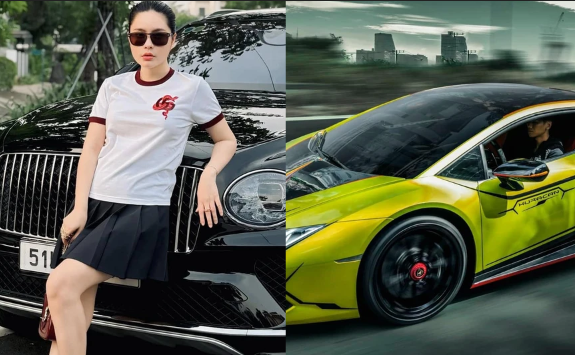Choáng với loạt siêu xe kh:ủng của vợ chồng Đoàn Di Băng, dân tình xuýt xoa: “Xin bí kíp làm giàu với chị Băng ơi!”