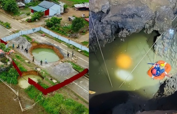 Hố s:âu không đáy giữa l:òng Bắc Kạn nu:ốt ch:ửng người đàn ông, công tác c:ứu hộ rơi vào bế tắc: “Càng xuống càng n:guy hiểm, thiết bị hiện đại cũng bó tay”