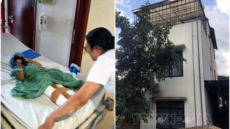 Đi du lịch cùng với gia đình tại Ninh Bình, cháu bé 4 tuổi bị ng:ã từ tầng 2 khách sạn do cửa sổ không có song chắn: Rõ tình trạng sức khỏe của em hiện giờ