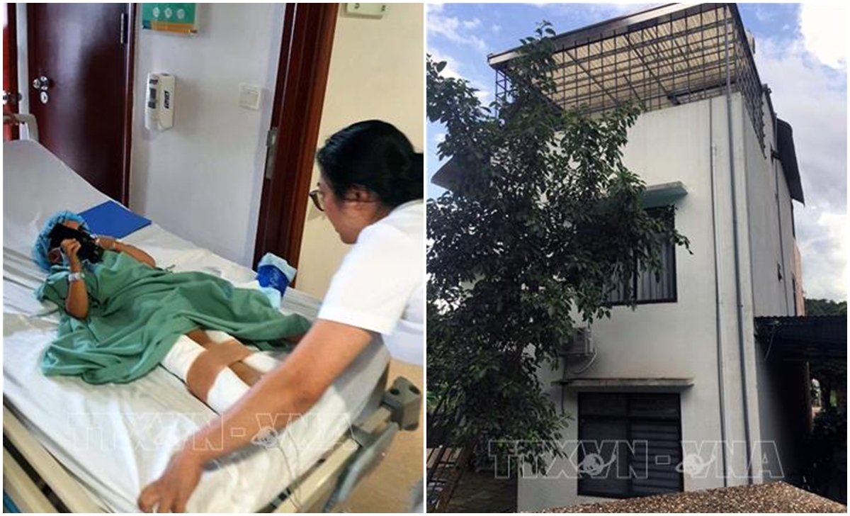 Đi du lịch cùng với gia đình tại Ninh Bình, cháu bé 4 tuổi bị ng:ã từ tầng 2 khách sạn do cửa sổ không có song chắn: Rõ tình trạng sức khỏe của em hiện giờ