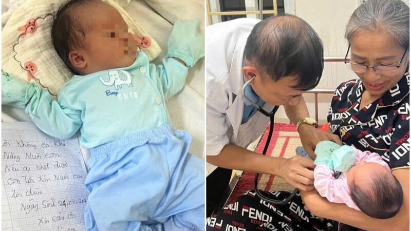 Xót xa quá: Bé gái bị bỏ lại trong hộp xốp bên quốc lộ kèm mảnh giấy ‘mẹ xin lỗi con’