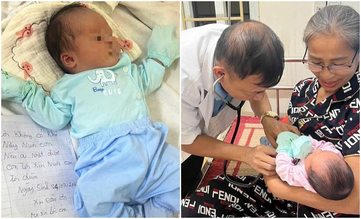 Xót xa quá: Bé gái bị bỏ lại trong hộp xốp bên quốc lộ kèm mảnh giấy ‘mẹ xin lỗi con’