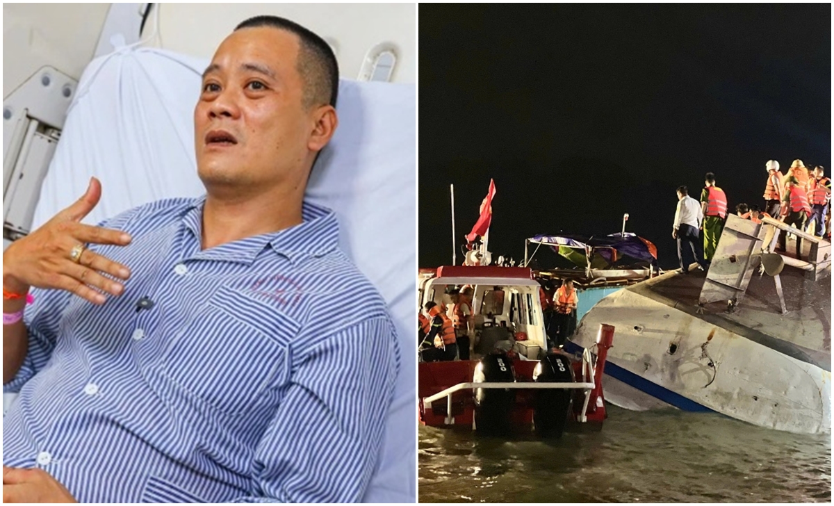 Vụ lật tàu Vịnh Hạ Long: Á:m ả:nh lời từ biệt ‘chào anh em, tôi đi’, n:ạn nh:ân kể lại phút thoát t:ử th:ầ:n