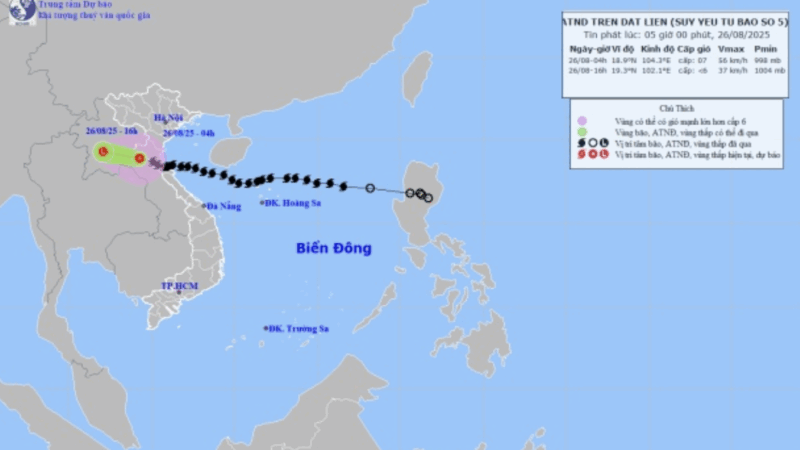 Chưa kịp hồi phục sau bão số 5, áp thấp mới bất ngờ xuất hiện: Nguy cơ vào Biển Đông, hướng thẳng Việt Nam