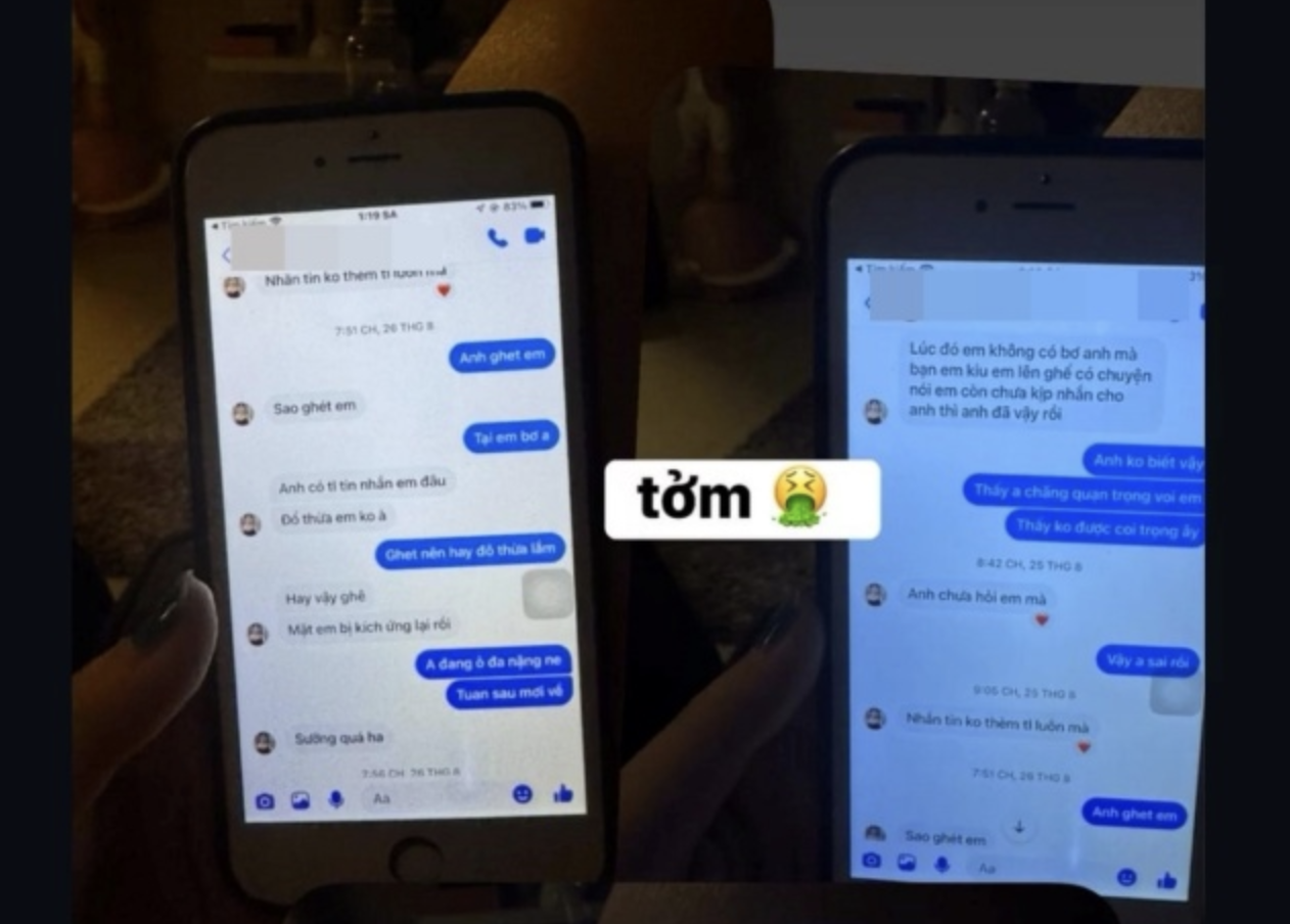 Loạt bài đăng á:m ả:nh của Tóp tóp cơ Anh Thư trước khi làm điều d:ại d:ột, đoạn tin nhắn của bạn trai gây tranh cãi