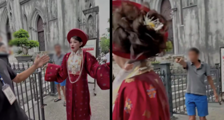 Xôn xao vụ Ngân 98 bị đu:ổi thẳng cổ khỏi Nhà thờ Lớn Hà Nội: “Dù ăn mặc rất kín”