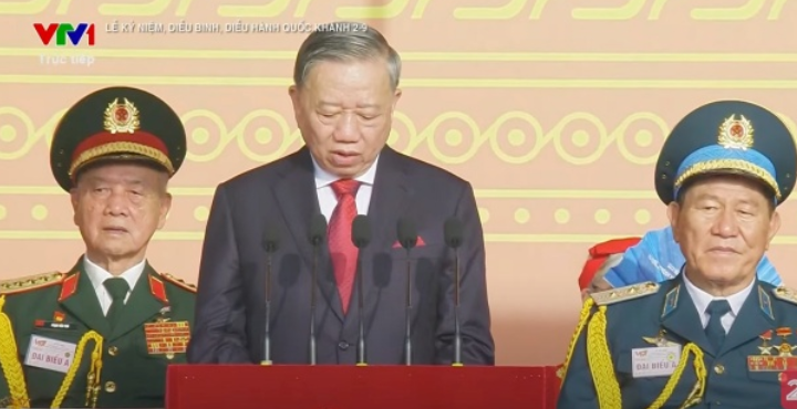 Danh tính vị tướng ngồi cạnh Tổng Bí thư Tô Lâm trong Đại lễ 2/9, là anh hùng đi vào lịch sử dân tộc