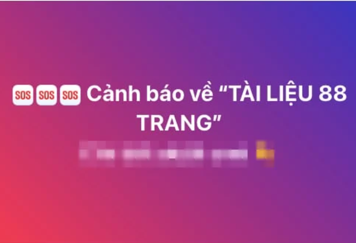 Công an cả:nh b:áo khẩn cấp về “Tài liệu 88 trang” có liên quan anh Nguyễn Xuân Đạt