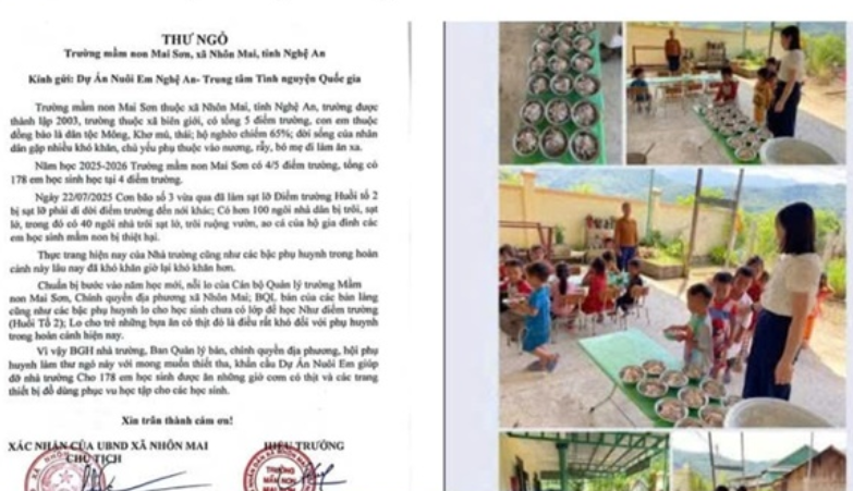 Cơ quan chức năng đã lên tiếng về lùm xùm ‘Nuôi em ở Nghệ An’ bị các nhà hảo tâm t:ố không minh bạch.