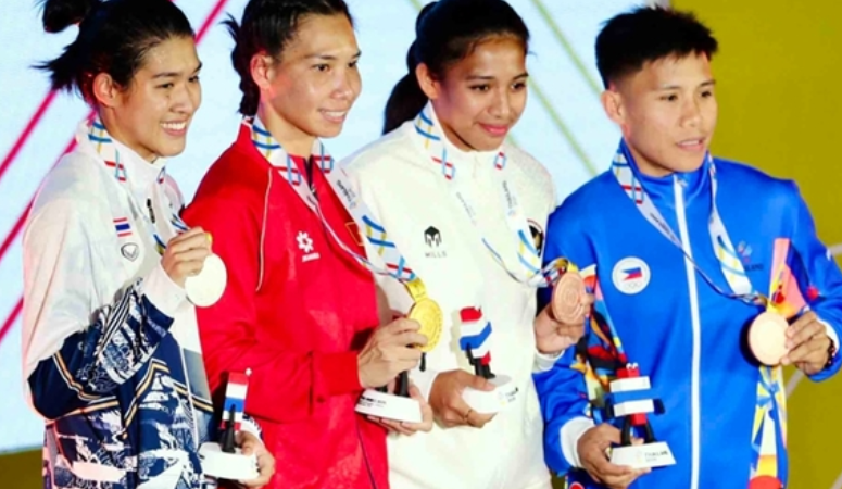 Thương quá đi, nữ VĐV Việt Nam là bà mẹ của 2 đứa con: ‘Cố gắng giành HCV để có tiền mua sữa cho các con’